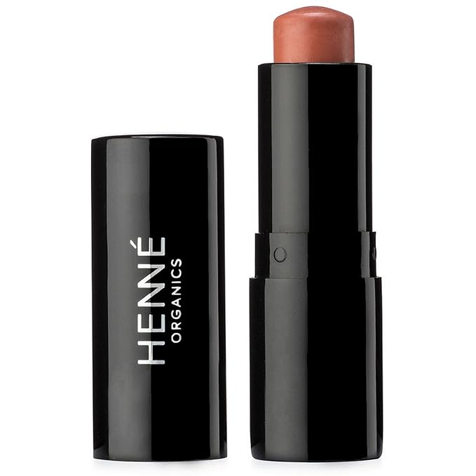 Henné Organics Luxury Lip Tint - Moisturizing, Sheer Natural Color - Bare (Pink Nude)
