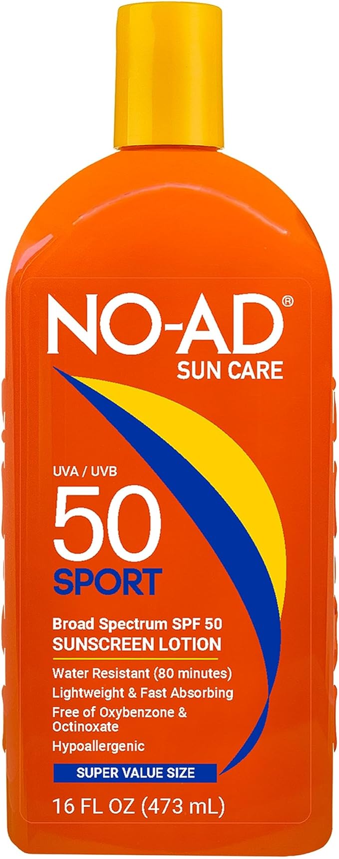 NO-AD Sport Sunscreen Lotion, SPF 50 16 oz