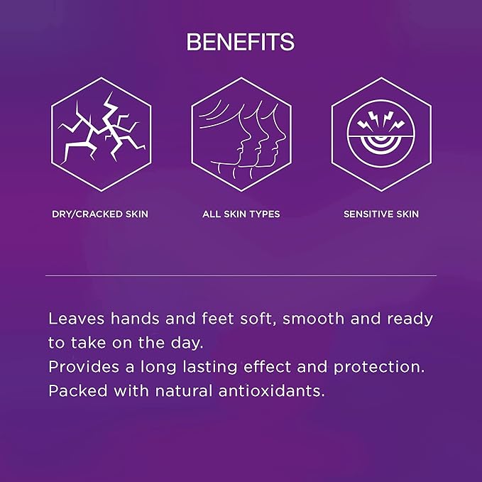 Hey Honey Skincare Hands & Feet Haydration Treatment Gift Set | Spa Grade Home Treatment For Extremely Dry Skin | Instant Relief For Cracked Elbows, Feet and Heels | 7.5 Oz