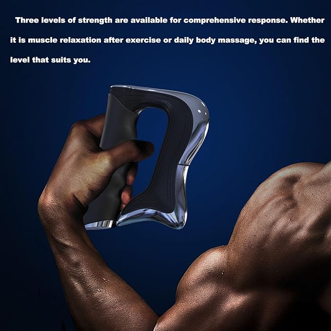 Fascia Knife Multifunctional Massage Tool - Electric Fascia Knife for Muscle Relaxation, Medical Scraper - Ideal for Full Body Therapy (Black)