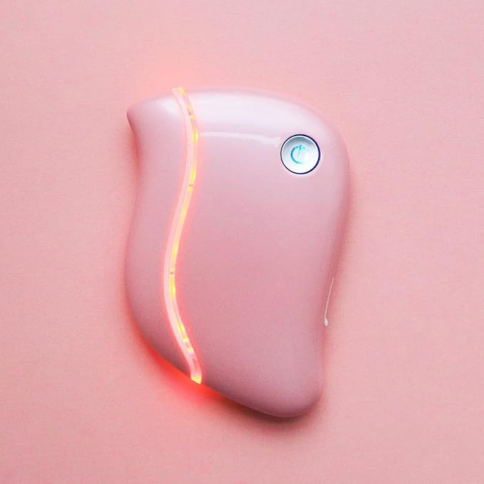 Mei Apothecary Triple Threat LED Gua Sha Tool Natural, Non-Toxic Skincare | LED Light, Heat & Sonic Vibration for Enhanced Facial Care