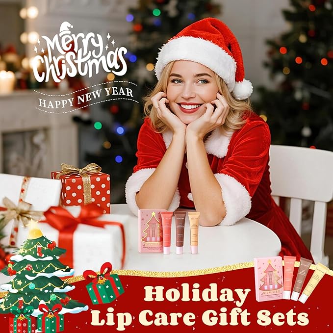 KIMUSE 3 Pack Tinted Lip Butter Hydration Balm, Hydrating Lip Treatment with Hyaluronic Acid & Vitamin E, Tinted Lip Balm for Instant Moisture, Shine & Hydration, Supple Lips, Vegan & Cruelty-Free