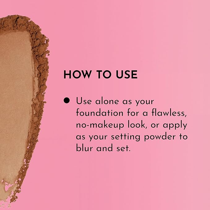 LAWLESS Women's Talc Free Skin Smoothing Powder, Tan Deep, 0.34 Ounce