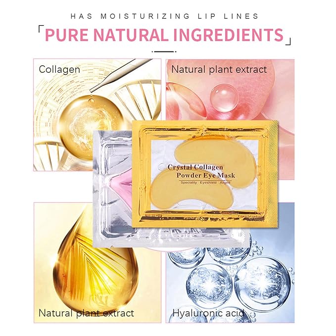 30 pairs 24k gold eye