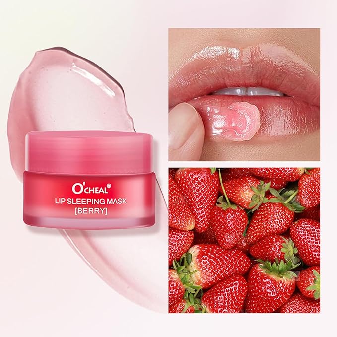 Lip Sleeping Mask Overnight Moisturizer Balm, Lines