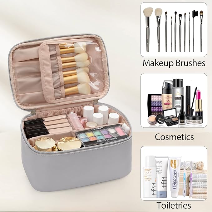 Ocheal makeup bag, portable cosmetic