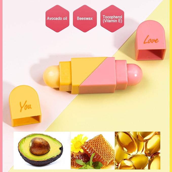Heart Shaped Dual-use Deformable Lip Balm Gifts