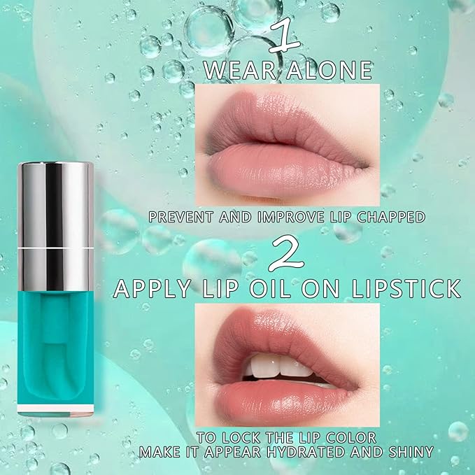 Lip Glow Oil Set, 2 Pcs