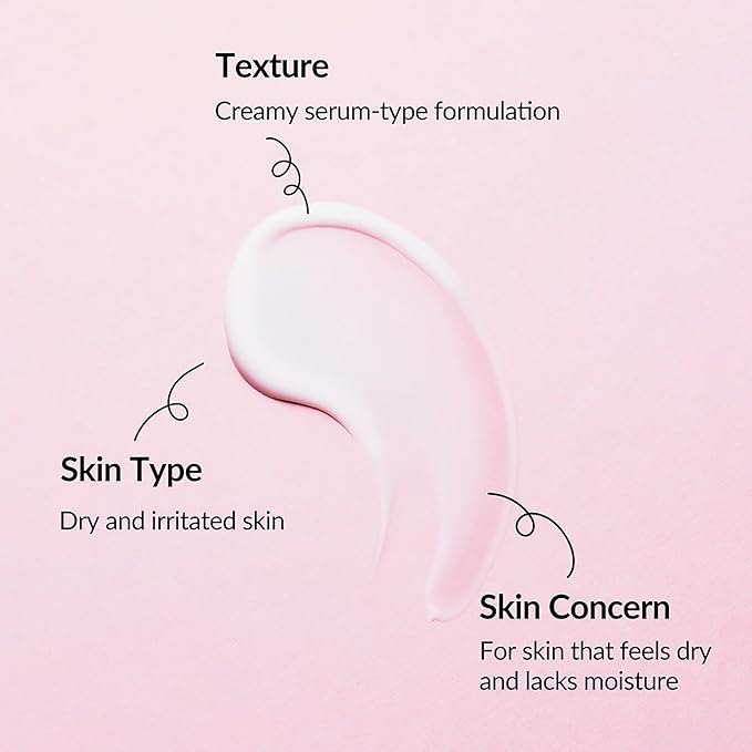 Whamisa Organic Flowers Water Cream, 95.2% Organic, Waterless Formula, Fermented Postbiotic for Deep Hydration & Soothing, Moisturizing (50ml)