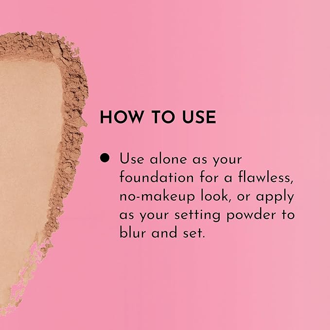 LAWLESS Women's Talc Free Skin Smoothing Powder, Light Medium, Tan, 0.34 Ounce (Pack of 1)