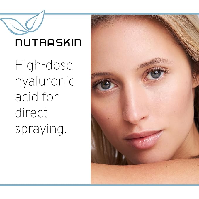 Nutraskin Hyaluronic Water - Anti Aging Facial Toner Spray for Fresher Skin I High Concentration Hyaluronic Acid Toner I Natural Hyaluron Cosmetics for Daily Use I Made in Germany I 30ml