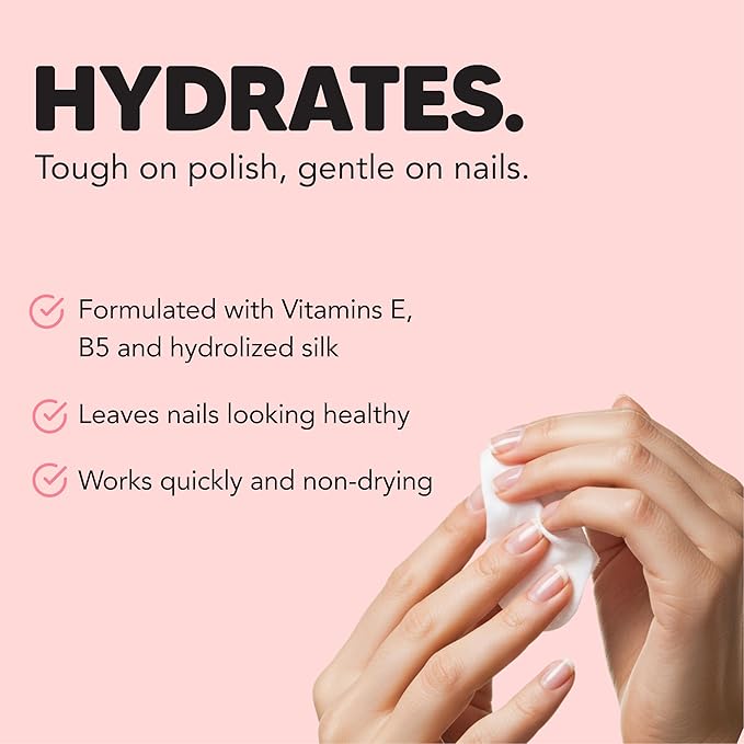 Onyx Professional 3-in-1 Strengthening Nail Polish Remover with 7 inch Nail File, 16 fl oz - Removes Nail Polish, Hydrates, Strengthens Nails | Infused with Grapeseed Oil, Cacay Oil, Cactus Seed Oil