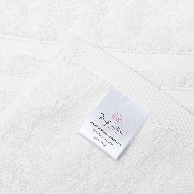 Infinitee xclusives white hand towels