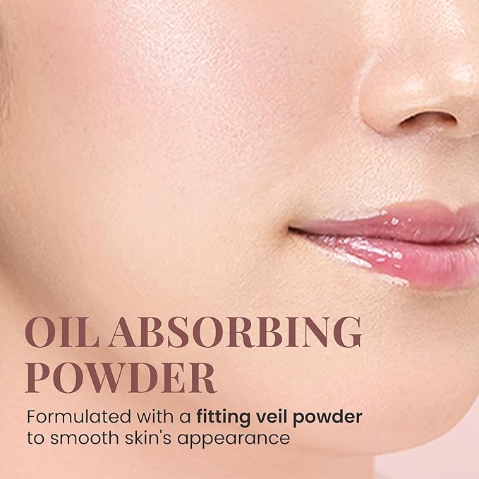 Paul & Joe Pressed Blush Palette Refill Only, Case Sold Separately, Oil-Absorbing Blush Powder, Bi-Color Face Blushes with Fitting Veil Powder, Light Beige and Light Pink, 01 Secret D'Or, 0.17 oz