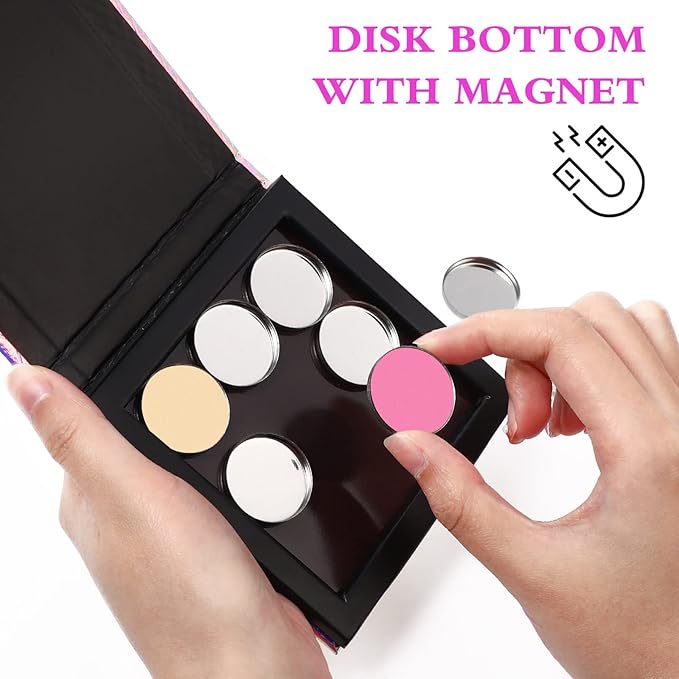 Beaupretty Empty Magnetic Palette Makeup Eyeshadow Palette
