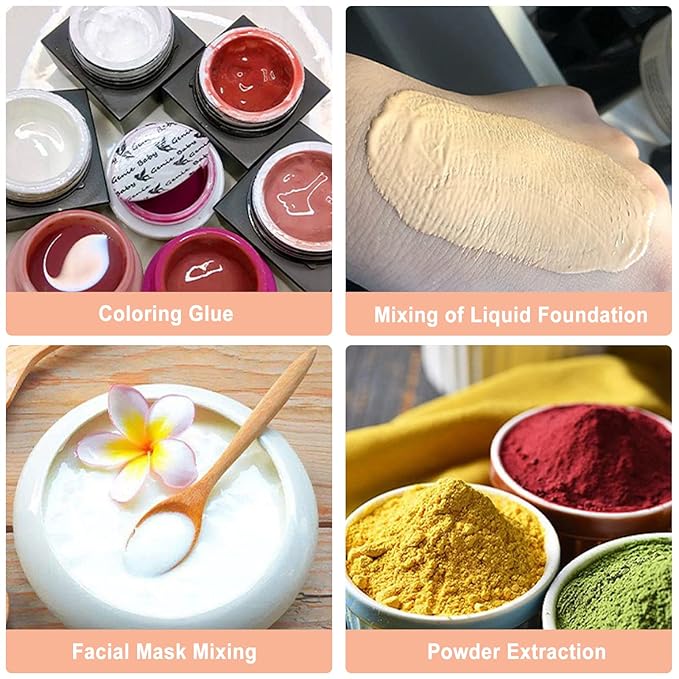 Makeup Spatula,Liquid Foundation Spatula, Stainless Steel Ergonomic Nail