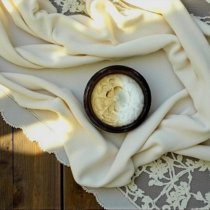 100% Grass-Fed Whipped Tallow Balm & Organic Jojoba Oil infused with Organic Madagascar Vanilla Beans, Organic pumpkin & clove: face/body moisturizer: dry, sensitive skin, (VANILLA PUMPKIN)