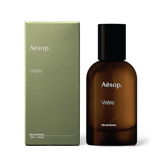 Aesop Virēre Eau de Parfum | Fresh Citrus & Green Spice Fragrance | Inspired by Mediterranean Memories | 1.6 oz