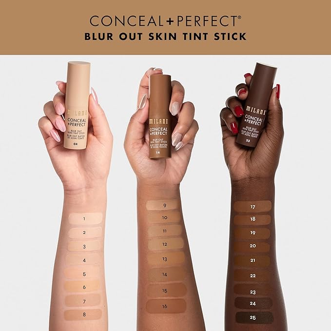 Milani Conceal + Perfect - Skin Tint Stick, Blur Out Tinted Moisturizer Makeup, Shade 11