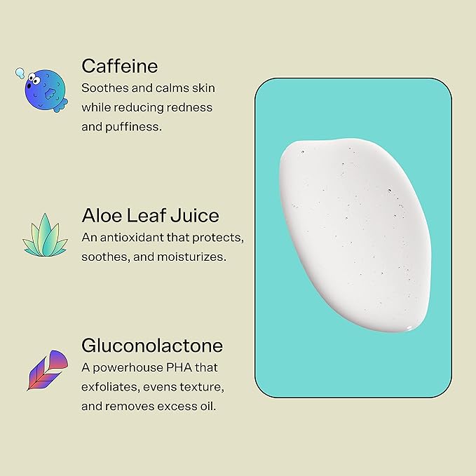 Bubble Skincare Slam Dunk Hydrating Face Lotion (50ml) + Fresh Start Gel Face Wash (125ml) + Bounce Back Hydrating Facial Mist Toner (55ml) - Balancing Skincare Routine