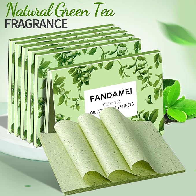 FANDAMEI Oil Blotting Sheets For Face, 600 Sheets Absorbing Tissues