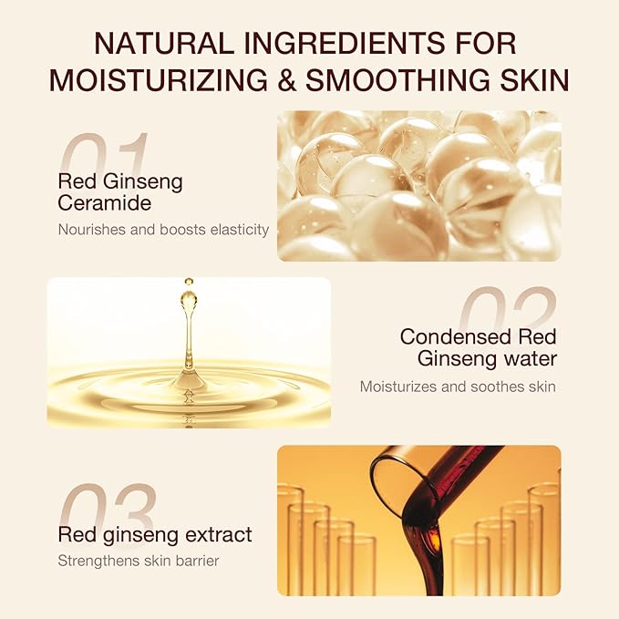 Donginbi Red Ginseng Moisturizing & Firming Set EX, Anti-Aging Korean Skin Care, Routine Kit for Smooth, Radiant Skin by KGC