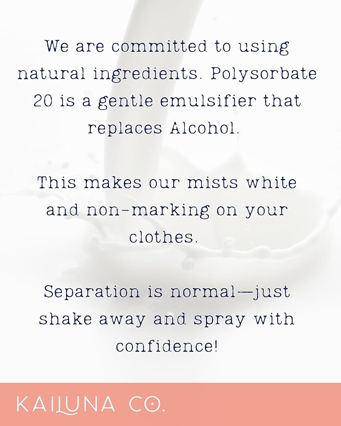 Juicy Georgia Peach Natural Hair & Body Mist Spray, Pure Essential and Fragrance Oils, Alcohol-Free, Handmade in California, 0.5Fl Oz