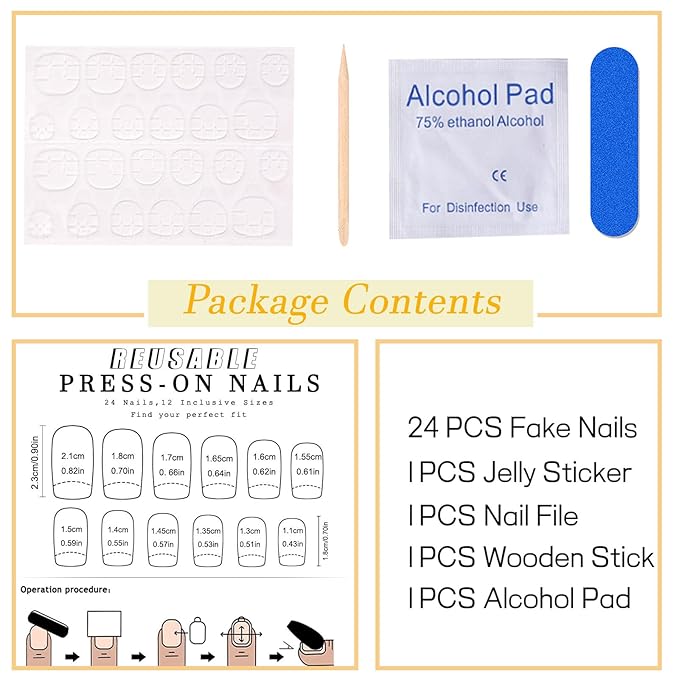 Medium Press on Nails Square Fake Nails with 3D Bow Designs Leopard French Tip Nails Press ons Glossy Glue on Nails Pink Acrylic Nails Cute False Nails Spring Stick on Nails for Women 24Pcs