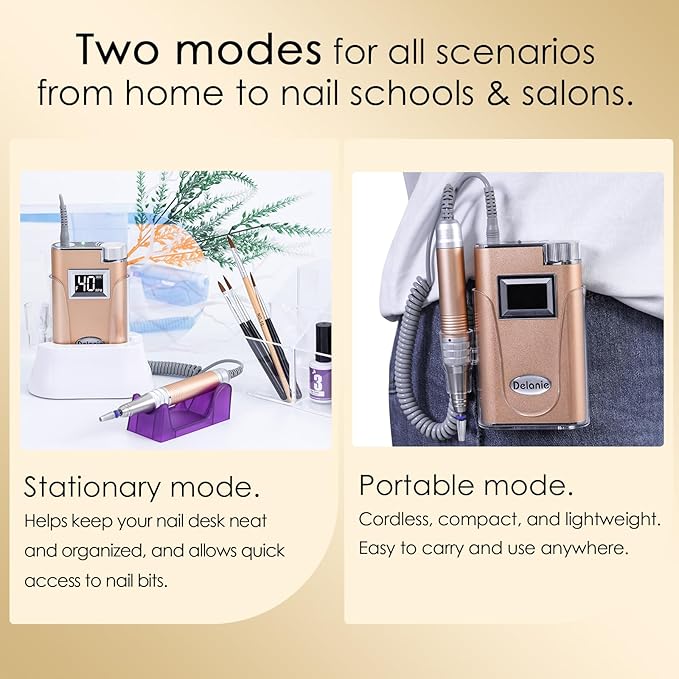 Delanie professional electric nail drill