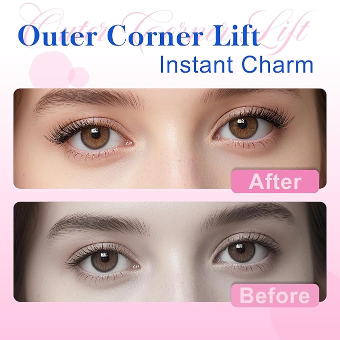 Bepholan Half False Eyelashes Natural Look 3D Cat Eye Lashes 7 Pair Thin Soft Clear Band Cat Eye Lashes Fluffy Faux Mink Eyelashes Easy to Apply(BH306)