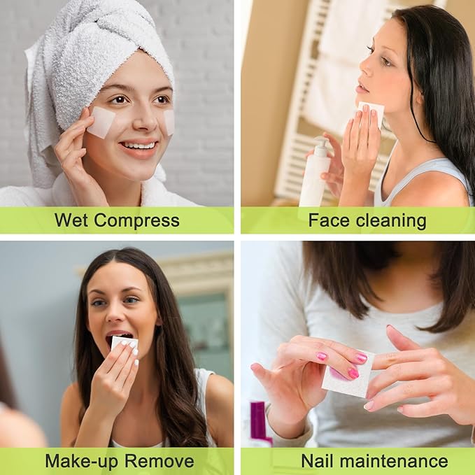 900 count esthetic wipes, lint