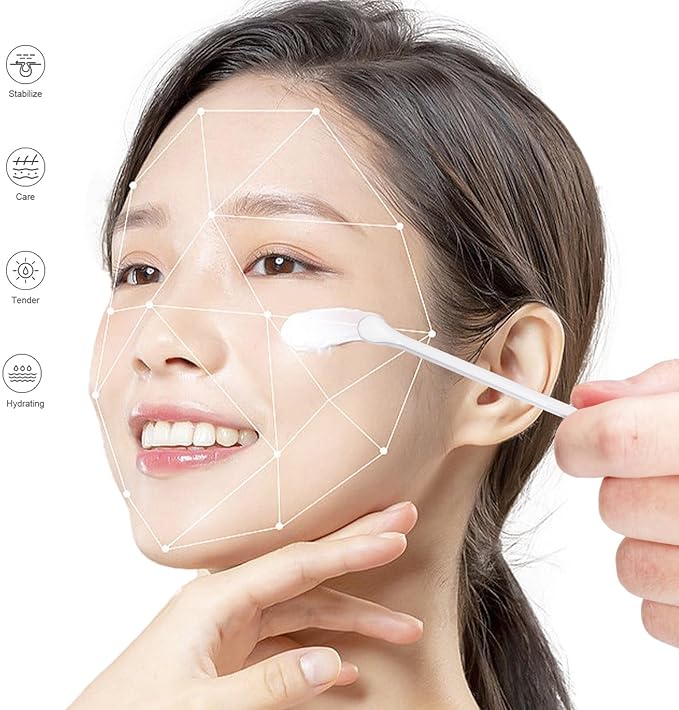 Meibomian Gland Expressor Premium Eyelid Massage Dry Eye Relief Eyelid Gland Care Clean Tools Kit for Dry Eyes, Rectangle Tip