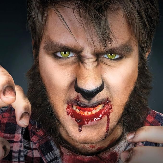 Mehron Makeup Premium Character Kits| Makeup Kits for Halloween & Cosplay| Made in the USA | Complete Makeup Kit | Includes all Makeup, Tools, & Instructions on How to Create the Look | (Werewolf)