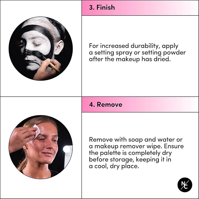 Narrative Cosmetics Primary Colors 12-Pan Palette - Vibrant Water-Activated Makeup for Face & Body Painting - Ideal for Cosplay, Theater & Artistic Makeup Creations