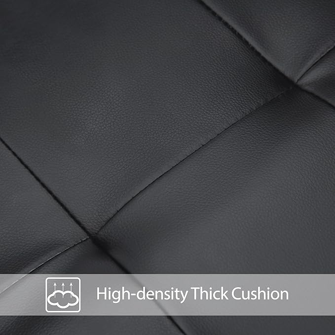 BarberPub Salon Chair for Hair Stylist, Hydraulic Barber Styling Chair, Beauty Spa Equipment 8813 (6" Seat Height Adjustment) (Black)