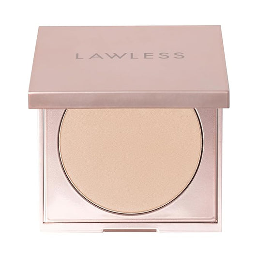 Lawless Talc-Free Skin-Smoothing Perfecting Powder - Fair - Premium Makeup, Skin Smoothing Powder with Natural Ingredients, Ultra-Fine Soft Focus Setting Powder, Talc Free - 0.34 oz