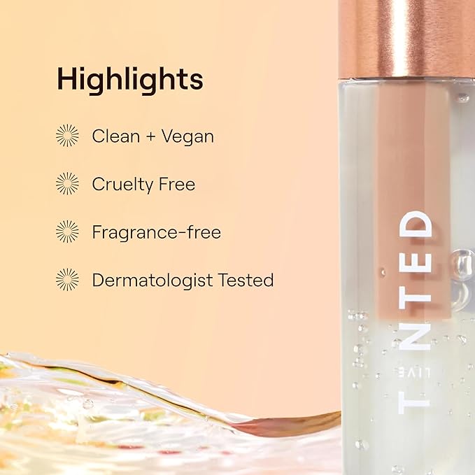 Live Tinted Softgloss Juicy Lip Gloss For Women – Hydrating Non-Sticky Lip Gloss with Hyaluronic Acid, Coconut Oil & Shea Butter – Sheer, Juicy Shine – Coconut Water .88 Oz