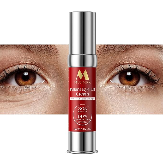 30S Instant Eye Lift Cream | Temporary Eye Tightener | Smooths Wrinkles, Puffy Eyes & Eye Bags | Dual-Action Firming | PDRN Formula for Long-Term Repair, Korean Skincare, 0.71 Fl Oz