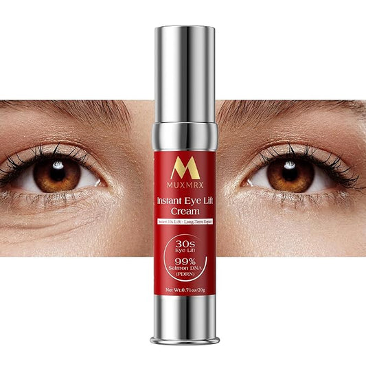 30S Instant Eye Lift Cream | Temporary Eye Tightener | Smooths Wrinkles, Puffy Eyes & Eye Bags | Dual-Action Firming | PDRN Formula for Long-Term Repair, Korean Skincare, 0.71 Fl Oz