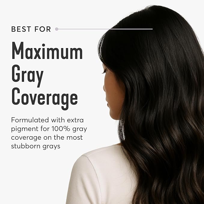 Madison Reed Radiant Hair Color Kit | 2.5NNN Soft Black (Parma Black) for 100% Gray Hair Coverage | Salon Quality Permanent Hair Dye | PPD-Free & Ammonia-Free | (Packaging May Vary) 2 Pack