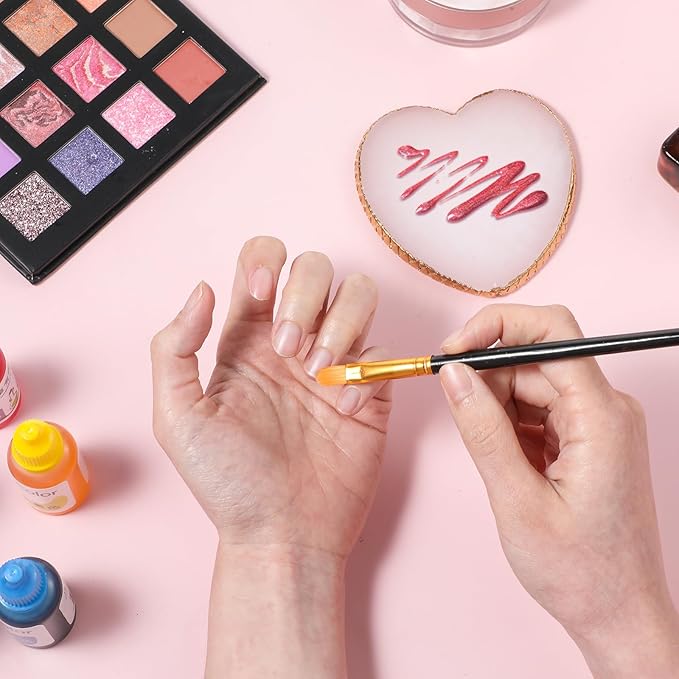 Resin Nail Art Palette, Makeup Palettes Nail Mixing
