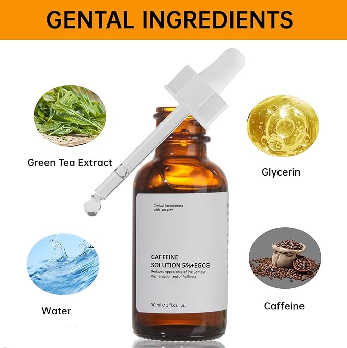 Caffeine solution 5% + egcg,