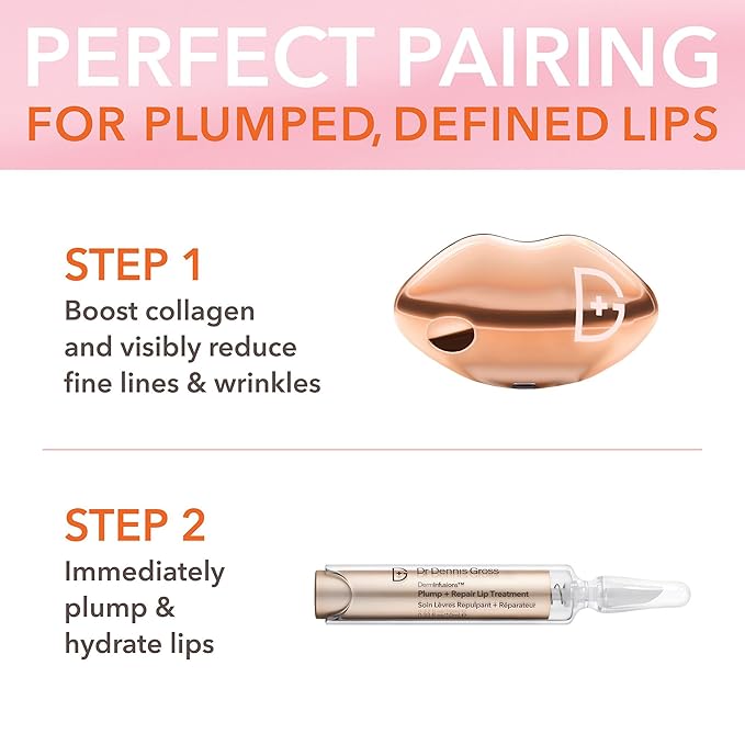 Dr Dennis Gross DermInfusions Plump + Repair Lip Treatment | Visibly Plumps & Defines Lips While Repairing The Moisture Barrier | 4ml
