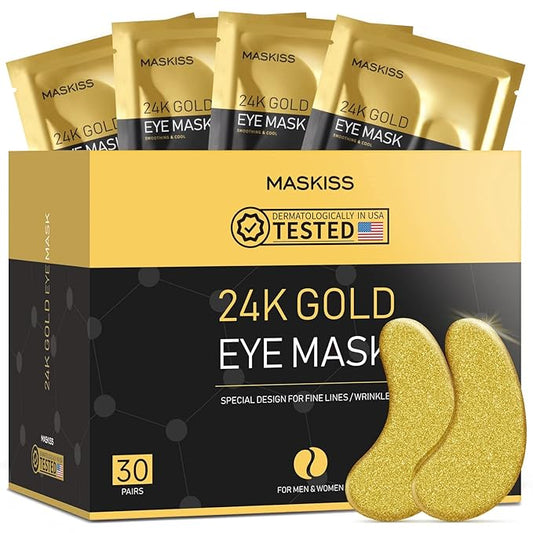24k gold under eye patches