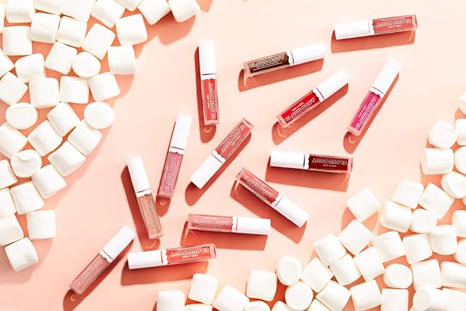 wet n wild Lip Cream Cloud Pout w/Marshmallow, Pink Girl, You're Whipped | Argan Oil | Vitamin E | Marshmallow Flavored