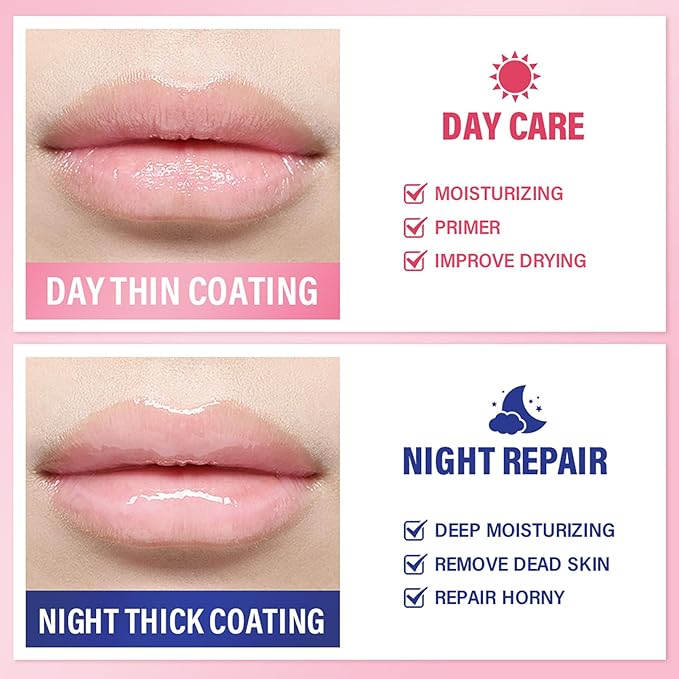 Lip Mask Sleeping,Nourish Hydrate Lip Mask,Lip Oil,Lip Balm, Lip Skin Care,Hydrating, Moisturizing Lip Lines Night Sleep Anti-chapped Lip Cream (Grape)