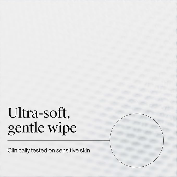 Neutrogena Gentle Facial Cleansing Wipes, Ultra-Soft Micellar Cleansing Wipes for Effortless Cleansing Made Gentle, Fragrance Free Face Wipes for Sensitive Skin, Hypoallergenic, 25 ct