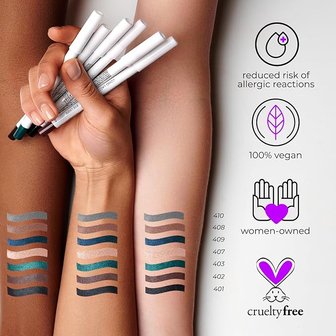 Lamel Long Lasting Gel Eyeliner Kajal - Smudgeproof & Waterproof - High Pigment Formula for Vibrant Eye Look - with Intense Color Payoff & Easy Application, 403-1.4g/0.05oz