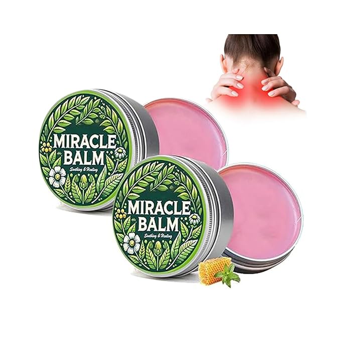 Miracle Balm, Organic Miracle Balm, Natural Ingredients, Relaxed and Comfortable for Legs, Arms, Back（2 pcs） AA