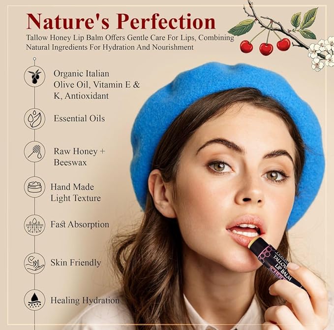 Tallow Lip Balm (3 Pack) -